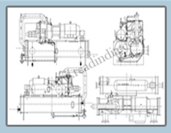 Industrial Equipment AutoCAD Designing